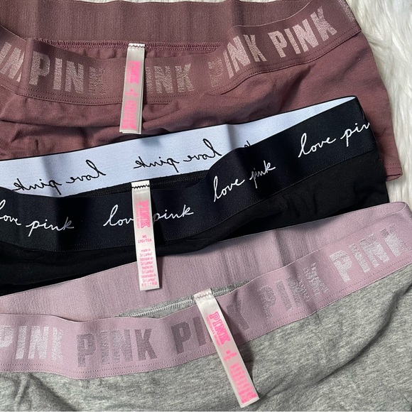 NEW PINK Victoria Secret Boy Shorts - Picture 1 of 6